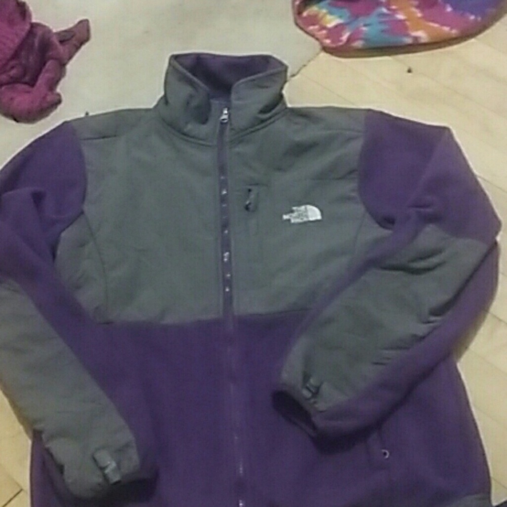 North Face womens purple jacket/sweater